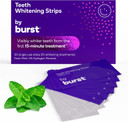 Burst Sensitive Teeth Friendly Whitening Strip Kit (Mint + Coconut) | 10 Treatments With No-Slip Grip | Visible Results In Just 15 Minutes
