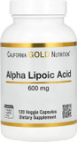 California Gold Nutrition Alpha Lipoic Acid, 600 Mg, 120 Veggie Capsules