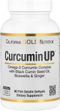 California Gold Nutrition Curcuminup With Omega-3 Curcumin Complex, Black Cumin Seed Oil, Boswellia And Ginger, 90 Fish Gelatin Softgels