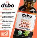 Candi Cleanse Support Supplement Drops - Organic Oregano Oil Drops Liquid & Black Walnut Wormwood - Extra Strength Overgrowth Balance Complex, Natural Oral Gut Cleanser Detox Health Supplements 1 Oz