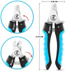 Candure Dog Nail Clippers And Trimmer With Safety Guard To Avoid Over-Cutting Toe Nails Professional Grooming Pet Nail Clipper With Nail File For Small Medium-Large Breeds