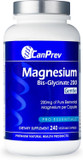 Canprev Magnesium Bis-Glycinate Gentle 200Mg, 120 V-Caps 120-Day Supply - Pure Elemental Magnesium Supplement, Supports Bone And Muscle Function, Gentle On Stomach, Perfect For Daily Magnesium Needs