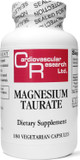 Cardiovascular Research Magnesium Taurate 125 Mg New Tamper Resistant Ship Box 180 Count