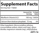 Carlson - B-2, 100 Mg Riboflavin, Energy Production, Vision Support & Healthy Skin, 250 Vegetarian Tablets