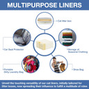 Cat Litter Box Liners - 30 Extra Large Strong & Thick Litter Liners For Mess-Free Cleanup - Jumbo Size - Conveniently Folded No More Tearing - Scratch-Resistant - Enjoy A Fresh Hygienic Environment