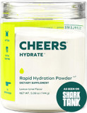 Cheers Hydrate | Oral Rehydration Solution | Electrolytes For Rapid Hydration | Lemon Lime Flavor | 24 Servings | Electrolyte Supplement With Sodium, Potassium, Glucose
