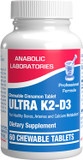 Chewable Vitamin D And K2 Supplement - Clinical D3 K2 2000Iu For Bone Teeth Mood And Immune Support Plus Calcium Absorption - Vegetarian Vitamin D Chewable Cinnamon Flavor (60 Day Supply)