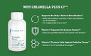 Chlorella Plus C  Green Alga Supporting Detox**  Capsules With 900 Mg Organic Chlorella Vulgaris Powder - Non-Gmo Supplement