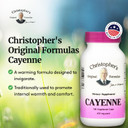Christopher'S Original Formulas Cayenne Formula, Natural Herbal Supplement, 100 Caps