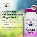 Christopher'S Original Formulas Ginger Capsules, Natural Ginger Root Digestive Support, 100 Veg Caps