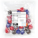 Classic Roll Pops With Chocolate Center Lollipops, 1Lb Bulk Bag (Approx 22 Count), Original Assorted Fruit Flavors, The Hampton Popcorn & Candy Company