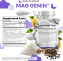Clean Nutraceuticals Magnesium Glycinate Complex 1000Mg With L-Theanine 200Mg Apigenin 50Mg Citrate Taurate Supplement - 5-Htp Gaba Passion Flower Lemon Balm L-Glycine Phosphatidylserine - 60 Count