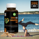 Clinical Daily Cholesterol Care Supplement. Vegan Cholesterol And Triglyceride Supplements. Plant Sterols Supplements Cholesterol Support With Guggul, Garlic, Niacin. 60 Capsules