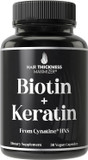 Clinically Proven Keratin + Biotin Hair Growth Supplement. With Cynatine Hns Keratin Clinically Studied For Thicker, Healthier Hair. For Women And Men. Enhanced With Biotin 10000Mcg For Max Results