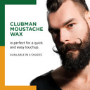 Clubman Pinaud Moustache Wax With Free Brush/Comb Applicator Brown, 0.5 Ounce