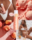 Cocosolis Peach Tanning Accelerator - Organic Tanning Oil With Vitamin E & Peach Fragrance For Fast Intense Tan - Tanning Enhancer For Rich Tan - Nourishing Body Lotion