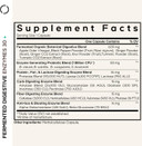 Codeage Fermented Digestive Enzymes Supplement - 14 Digestive Enzymes, Probiotics, Prebiotics, Fermented Botanicals, Plant-Based Multi Pancreatic Enzymes - 1 Capsule A Day - 30 Capsules