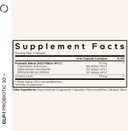 Codeage Glp-1 Probiotic+ - Live Probiotics Akkermansia, Clostridium, Bifidobacterium, Chicory Inulin Probiotic, Prebiotics & Postbiotics Supplement - 500 Million Afu - 30 Capsules