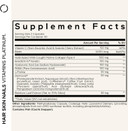 Codeage Hair Skin Nails Vitamins Platinum - Keragen-Iv Keratin, Dermaval - Hair Fall, Skin Elasticity & Moisture Support - Biotin 5000, Collagen, Vitamin C, Coffeeberry, Paba Supplement - 60 Capsules