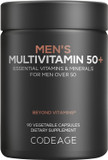 Codeage Men'S Multivitamin 50+ Supplement - Essential Vitamins For Men Over 50 Years Old, Minerals, Coq10, Turmeric, Saw Palmetto, Maca, Panax Ginseng, Probiotics & Botanicals - Non-Gmo - 90 Capsules