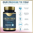 Colostrum For Women 1000Mg, 20% Igg Immunoglobulins - Gut Health, Immune Support, Muscle, Skin & Hair Growth, Bottled In The Usa, Bovine Colostrum Powder Supplement For Women & Men - 60 Capsules