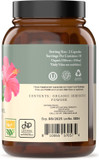 Complete Natural Products Organic Hibiscus Capsules - 100 Count, 550Mg, Antioxidant & Herbal Hibiscus Flower Capsules