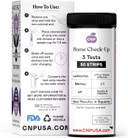 Complete Natural Products Uti Test Strips & Kit - Uti Testing Kit, 50 Count Test Strips For Ph, Leukocytes, & Nitrites