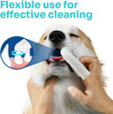 Conkote Dog Ear Wipes Cleaner Finger 50 Count, Cat Ear Cleaner, Reduce Plaque And Tartar, Ear Wipes For Dog Remove Ear Wax, Dirt And Debris Freshens Breath