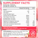 Coq10 Gummies 250Mg, Coenzyme Q10 Supplements Plus Omega-3, Vitamin B6 & Zinc, High Absorption Coq10 Supplement For Cellular Energy & Antioxidant Support, Vegan, Peach Flavor, 60 Count