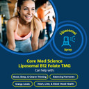 Core Med Science Liposomal B12 Folate Tmg Liquid Spray Supplement For Women & Men - Supports Mood, Cognitive, & Heart Health - Vitamin B9 & Betaine For Homocysteine Levels & Methylation Cycle, 1 Fl Oz