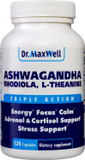 Cortisol Manager Supplement, Supports Relaxation, Mood & Sleep In Times Of Occasional Stress, Ashwagandha Rhodiola Adaptogens, Helps Maintain Normal Cortisol Levels, 120 Capsules