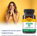 Country Life Vitamin B-6, High Potency, Supports Energy And The Nervous System, 200Mg, 90 Vegan Capsules, Certified Gluten Free, Certified Vegan, Certified Halal