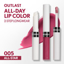 Covergirl Outlast All-Day, 040 Jazzberry, Lip Color, 24-Hour Wear, Hydrating Balm, Kiss-Proof, Moisturizing, Vegan Formula, 0.07Oz/0.08Oz