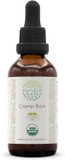 Cramp Bark B120 Alcohol-Free Herbal Extract Tincture, Concentrated Liquid Drops Natural Cramp Bark (Viburnum Opulus) Dried Bark (4 Fl Oz)