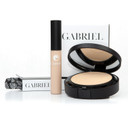 Cream Concealer (Medium)+ Dual Powder Foundation (Tan Beige) + Cosmetic Travel Bag (Tan Beige Set)