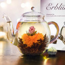 Creano Tea Flowers In Cup Size - Blooming Tea - 8 Flowering Tea In 4 Different Varieties - Green Tea