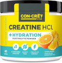 Creatine Hcl + Hydration | Electrolyte Powder Tub | Citrus Mango | Sugar Free Electrolytes | Rehydration Formula W Potassium, Sodium, Zinc, Magnesium To Hydrate & Recover (40 Serv)