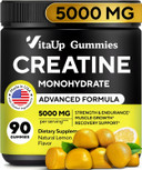 Creatine Monohydrate Gummies For Men & Women - Usa Made Monohydrate Creatine For Men 5000Mg Per Serving - Supports Energy Levels, Training Endurance & Muscle Performance - 90 Gummies