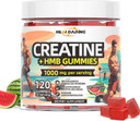 Creatine Monohydrate Gummies Hmb Supplements For Men - Creatine And Hmb Supplement For Boost Strength Performance Build Muscle Supports And Muscle Growth & Recovery