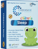 Creekside Naturals ChildrenS Sleep, With Melatonin And Chamomile, Zero Sugar, Vegan, Pediatrician Formulated, Orange Dream Flavor, 30 Ez Melt Tablets
