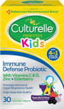 Culturelle Immune Defense Probiotic With Vitamin C, Vitamin D And Zinc + Elderberry & Baby Immune & Digestive Support Probiotic + Vitamin D Drops, Helps Support Immune