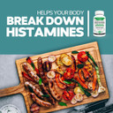 Dao Enzyme Supplements Histamine Blocker  Natural Digestive Aid With Vitamin C  Histamine Digest Relief In One Capsule  Dao Supplements Enjoy Food Again  Made In Usa - 30 Caps