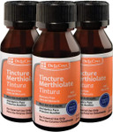De La Cruz Merthiolate Tincture Antiseptic - First Aid For Minor Cuts, Scrapes And Burns - Mercury-Free Formula Safe For The Entire Family (9 Bottles)