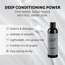 Detroit Grooming Co. Beard Conditioner With Apple Extract & Aloe Vera  Softening, Detangling, And Hydrating Beard Conditioner  313 (Toasted Vanilla & Amber) - 8Oz