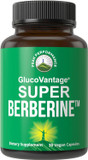 Dihydroberberine Super Berberine Supplement - Glucovantage® 200Mg Now 5X More Effective Than Regular Berberine Hcl Powder Capsules. Metabolism Support Keto Friendly Plus Vegan Extract Pills