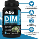Dim Supplement For Women & Men 200Mg - Androgen Estrogen Blocker For Men & Women, Hormonal Acne Pills, Hormone Balance, Menopause Support, Diindolylmethane Dim Supplement Plus Bioperine - 60 Capsules