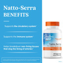 Doctors Best Natto-Serra, Supports Circulatory & Immune Health, Non-Gmo, Vegan 90 Veggie Caps
