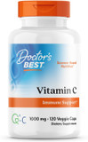 Doctor'S Best Vitamin C With Q-C - Vitamin C 1000Mg Non-Gmo, Vegan, Gluten Free, Soy Free, Sourced From Scotland Veggie Caps, 120 Count