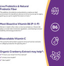 Doctor'S Recipes Probiotics For Women, 100 Billion Cfu, 18 Probiotic Strains, Prebiotics, Cranberry, P-5-P & Vc, Vaginal, Digestive, Mood, Urinary Tract Health, Shelf-Stable, 30 Vegan Caps