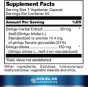 Douglas Laboratories Ginkgo Biloba Max-V | Supports Healthy Circulation | 60 Capsules